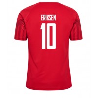 Billiga Danmark Christian Eriksen #10 Hemma fotbollskläder VM 2022 Kortärmad